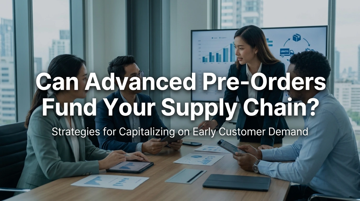 How to Structure Advanced Pre-Orders to Fund Your Supply Chain Safely
